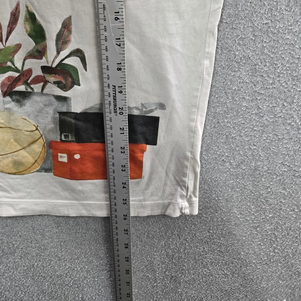 Jordan Men Shirt S‎ White Artist Series Jacob Rochester Air Flight World Tour